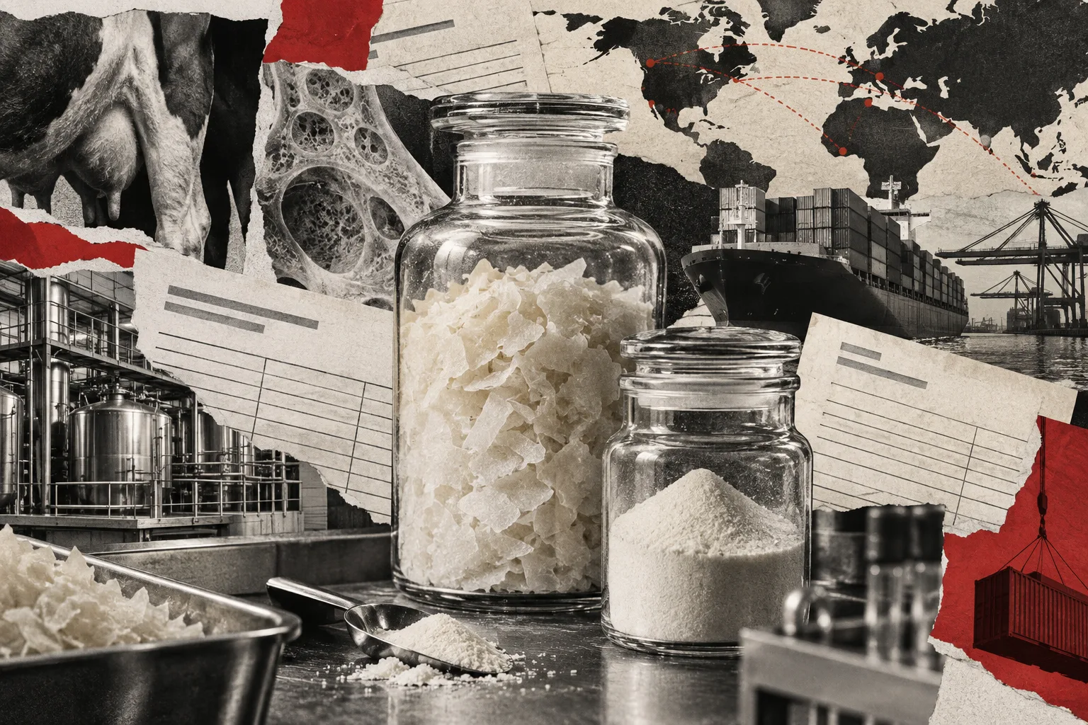 Collagen materials and import documentation