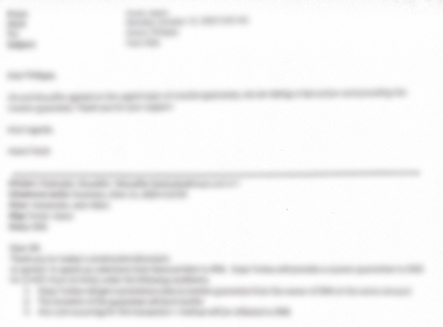 12 October 2020 — Aykut Ferah; forwarded correspondence from Muzaffer Başbudak. Subject: Fwd: DNS. Permanently blurred email preview from page 18 of the analysis file.